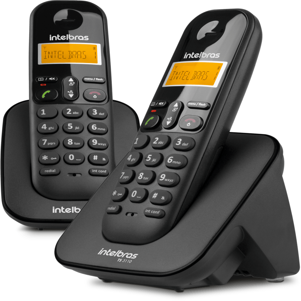 Encontraproduto.com.br - Telefone sem Fio Digital com Ramal TS 3112 Intelbras