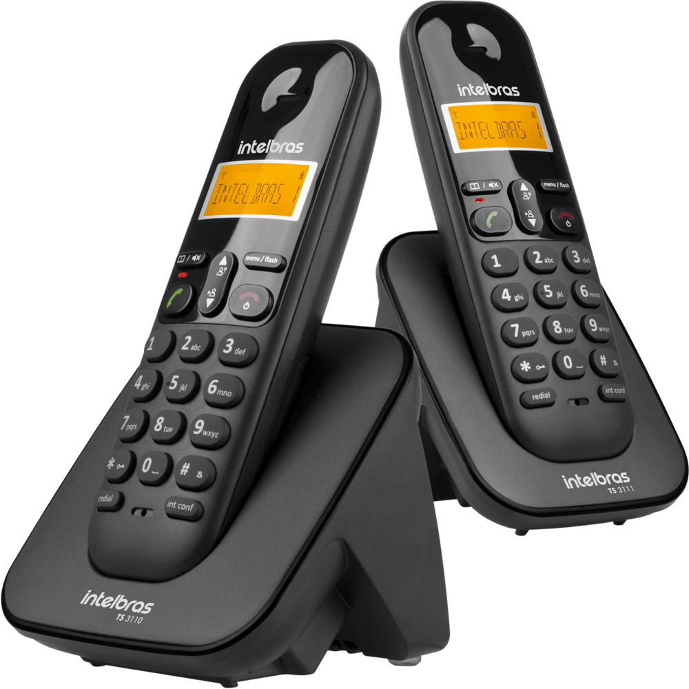 Encontraproduto.com.br - Telefone sem Fio Digital com Ramal TS 3112 Intelbras