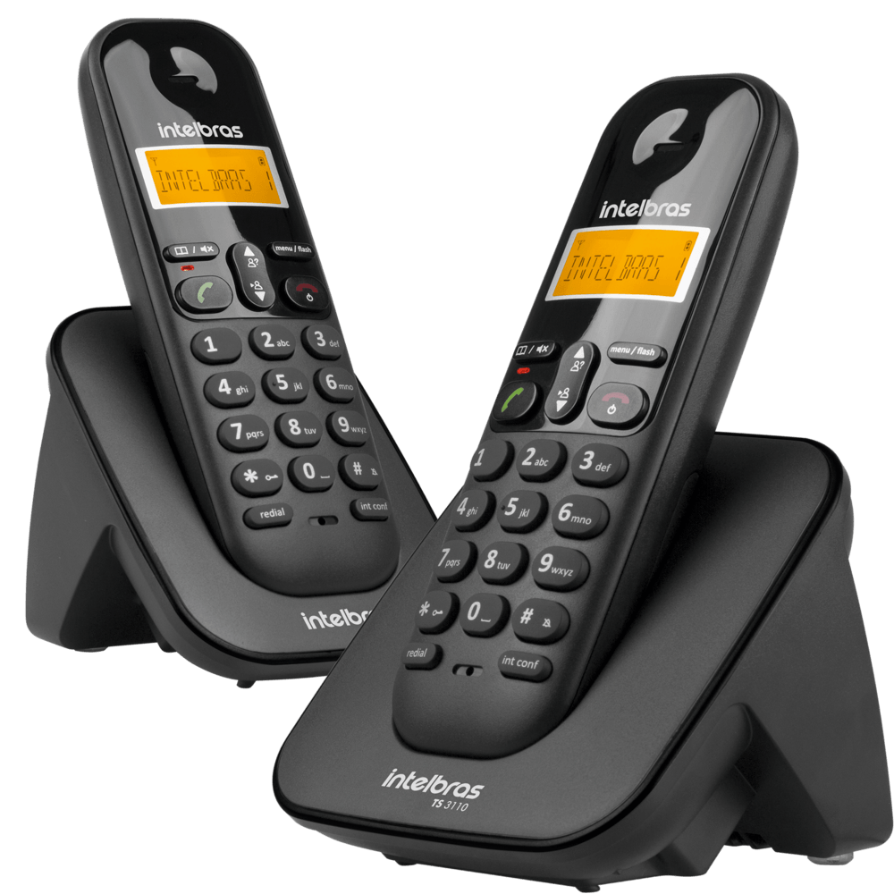 Encontraproduto.com.br - Telefone sem Fio Digital com Ramal TS 3112 Intelbras