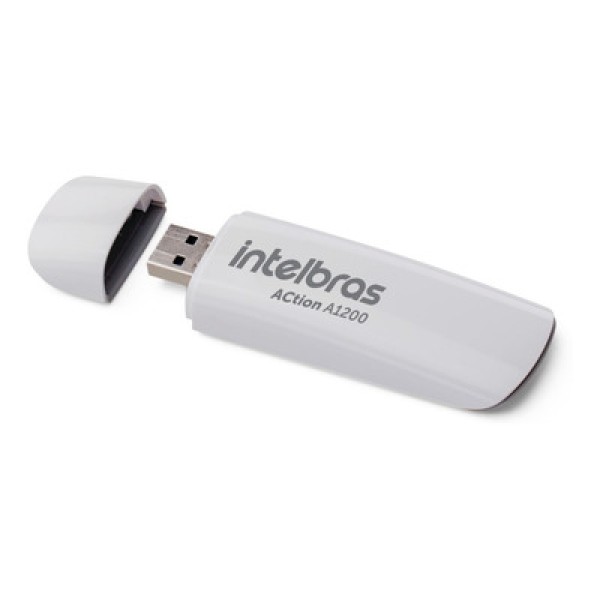 Adaptador USB 3.0 Wireless Smart Dual Band Branco - Intelbras