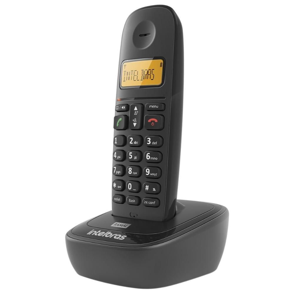 Encontraproduto.com.br - Ramal Sem Fio Intelbras TS2511 4122511 Dect 6.0
