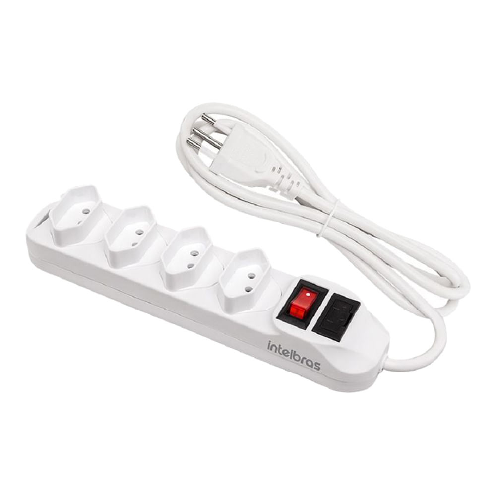 Encontraproduto.com.br - Protetor Eletrônico Intelbras com 4 tomadas EPE 1004