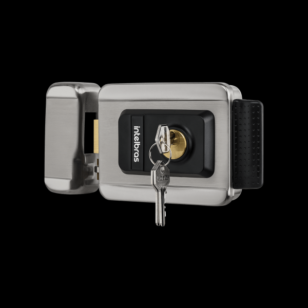 Encontraproduto.com.br - Fechadura Elétrica de Sobrepor FX 2000 Inox Intelbras