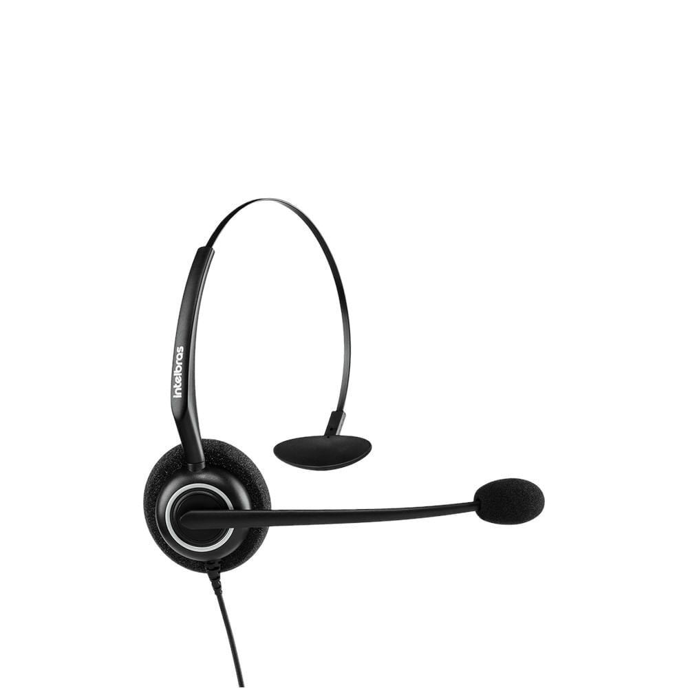 Encontraproduto.com.br - Headset com fio CHS 55 USB com Microfone e Cancelamento de Ruído Intelbras