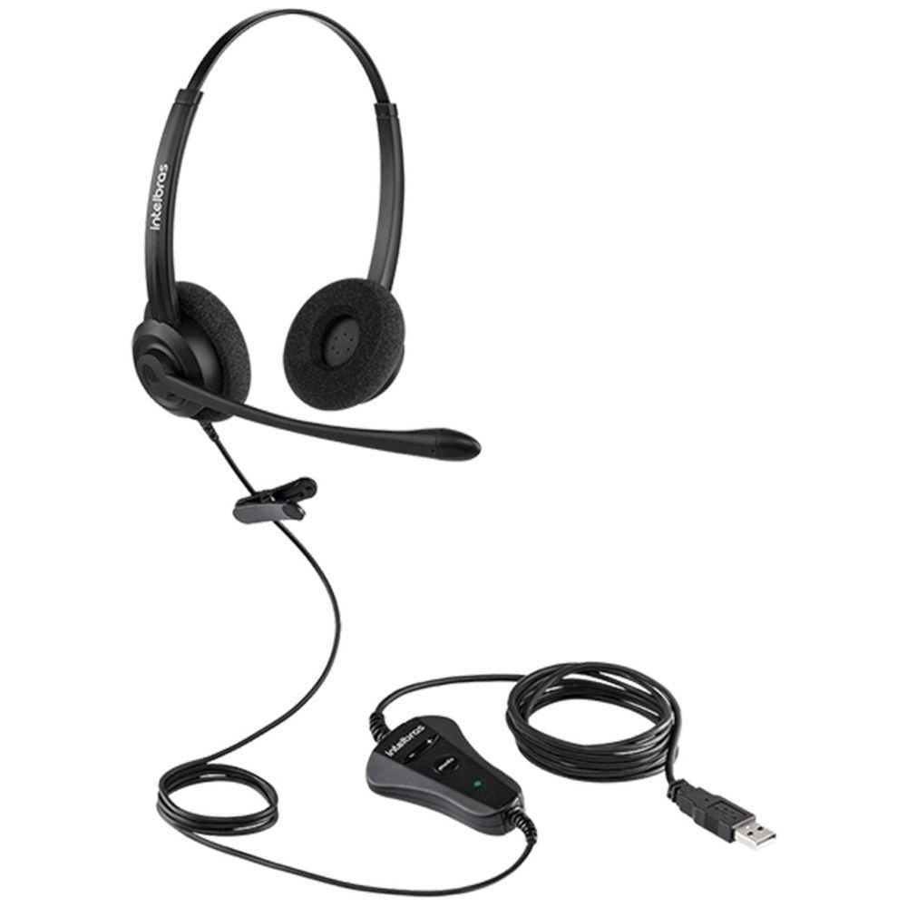 Encontraproduto.com.br - [DC] Headset CHS 60B USB Intelbras
