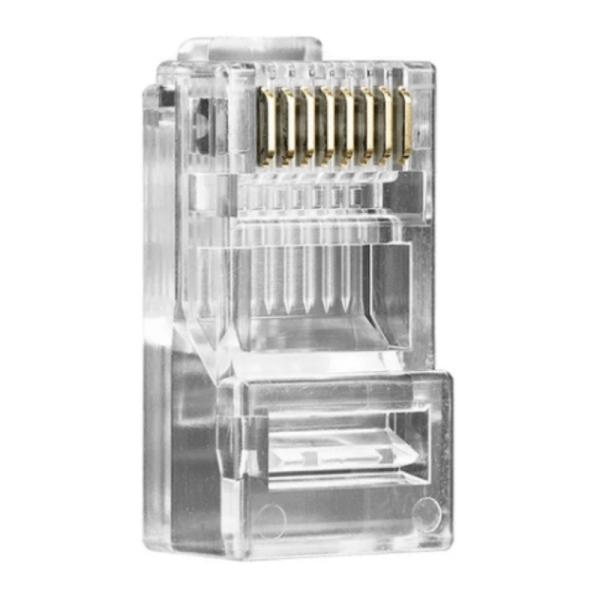 Encontraproduto.com.br - Conector Rj45 Cat6 Macho Conex 1000 Intelbras