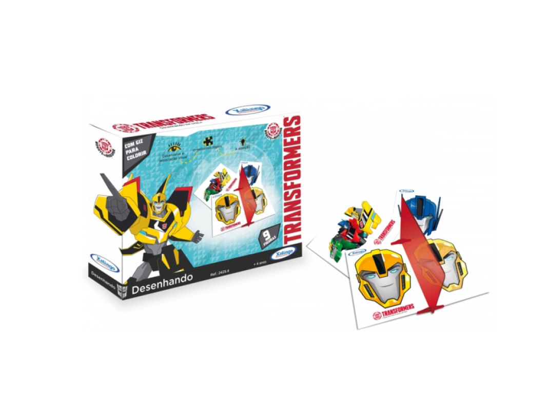 Desenhando Com Transformers 9 Figuras - Xalingo