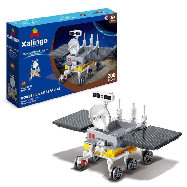 Blocos De Montar Rover Lunar Espacial 200 Peças 28309 Xalingo