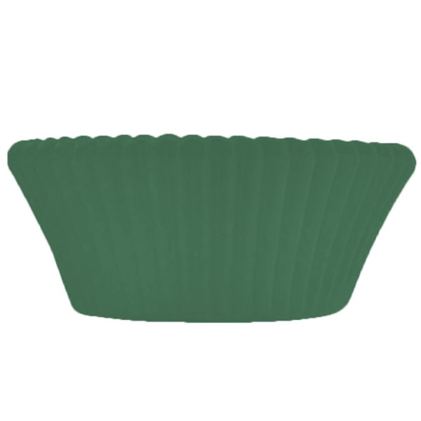 Encontraproduto.com.br - Forminha Impermeável para Mini Cupcake Verde com 54 un ULTRA FEST