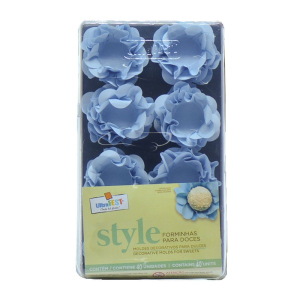 Encontraproduto.com.br - 120 Forminhas De Doces Finos Flor Luxo Casamento Festa Cores