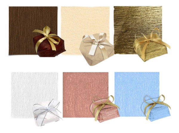 Papel Para Bem Casado Embalagem Doce Crepom + Plástiquinho