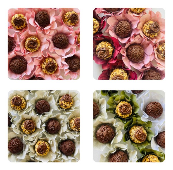 Forminha para Doces Style Ouro Rosé - 40UN