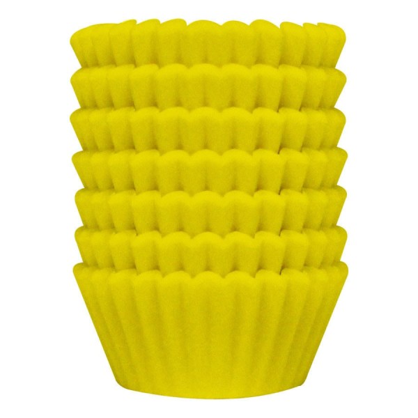 Encontraproduto.com.br - Forminha Impermeável Para Doces N°5 Amarelo com 100 un ULTRA FEST