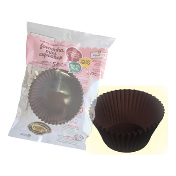 Encontraproduto.com.br - Forminha Impermeável N°5 Preta Com 100 Unidades ULTRAFEST
