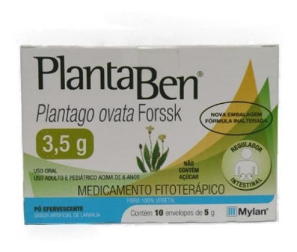 Plantaben Pó Sabor Laranja 3,5g 10 Envelopes de 5g