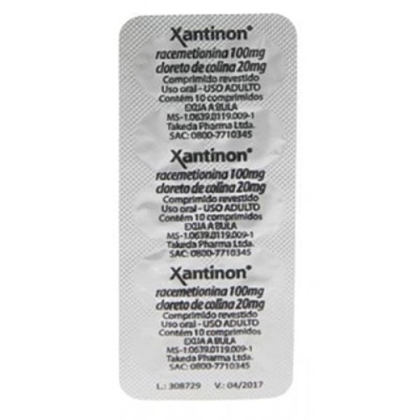 Encontraproduto.com.br - Xantinon Com 10 Comprimidos Revestidos