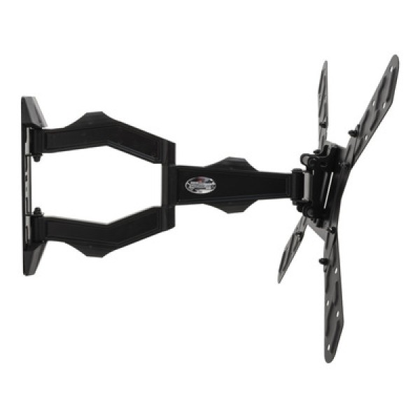 Encontraproduto.com.br - Suporte Articulado Com Inclinação Para Tv Lcd/Led 22 A 55 Preto Multivisão