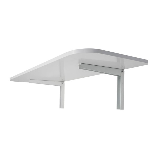 Encontraproduto.com.br - Mesa Dobrável Multivisão com Suporte Branca 100x50cm