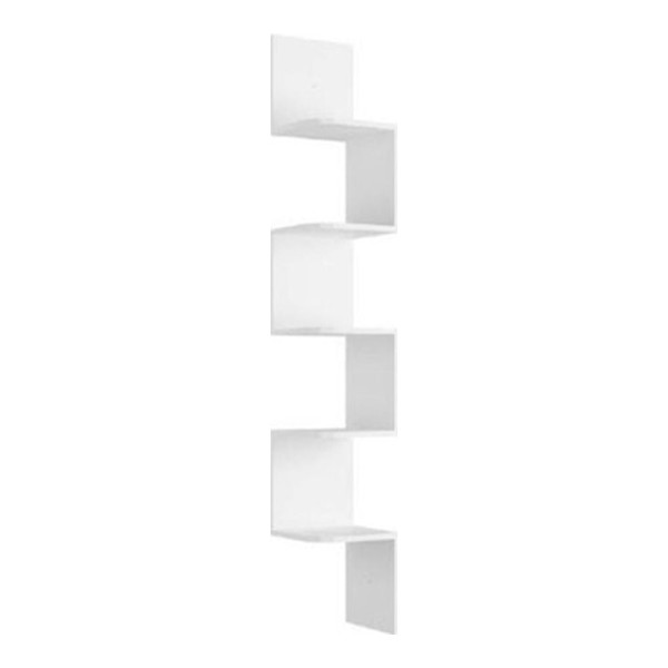 Encontraproduto.com.br - Prateleira Nicho De Canto Multivisão Com Suporte Branco
