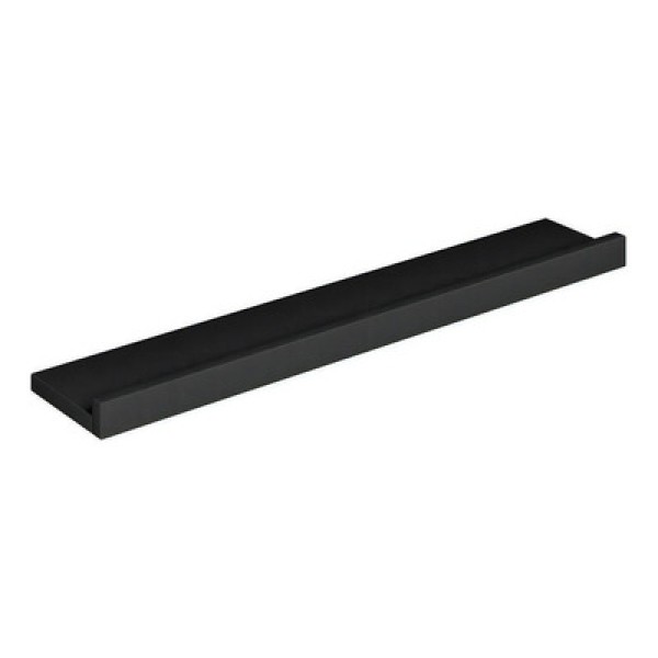 Prateleira Porta Quadro Preto 10x60cm - Multivisão