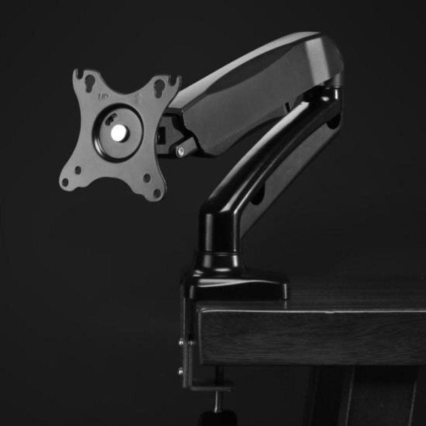 Encontraproduto.com.br - Suporte De Mesa Para Monitor 13 A 27 Tri-Articulado Com Inclinação E Pistão Giratório Mt Uno Multivisão
