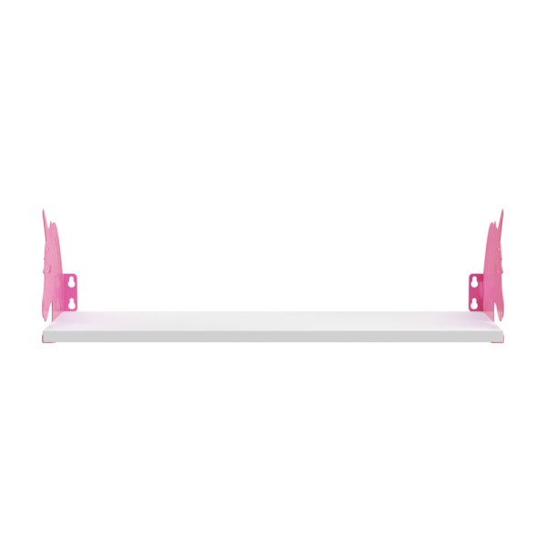 Encontraproduto.com.br - Prateleira Multivisão Mdp com Suporte 20x60 CM Unicórnio Branco e Lilás