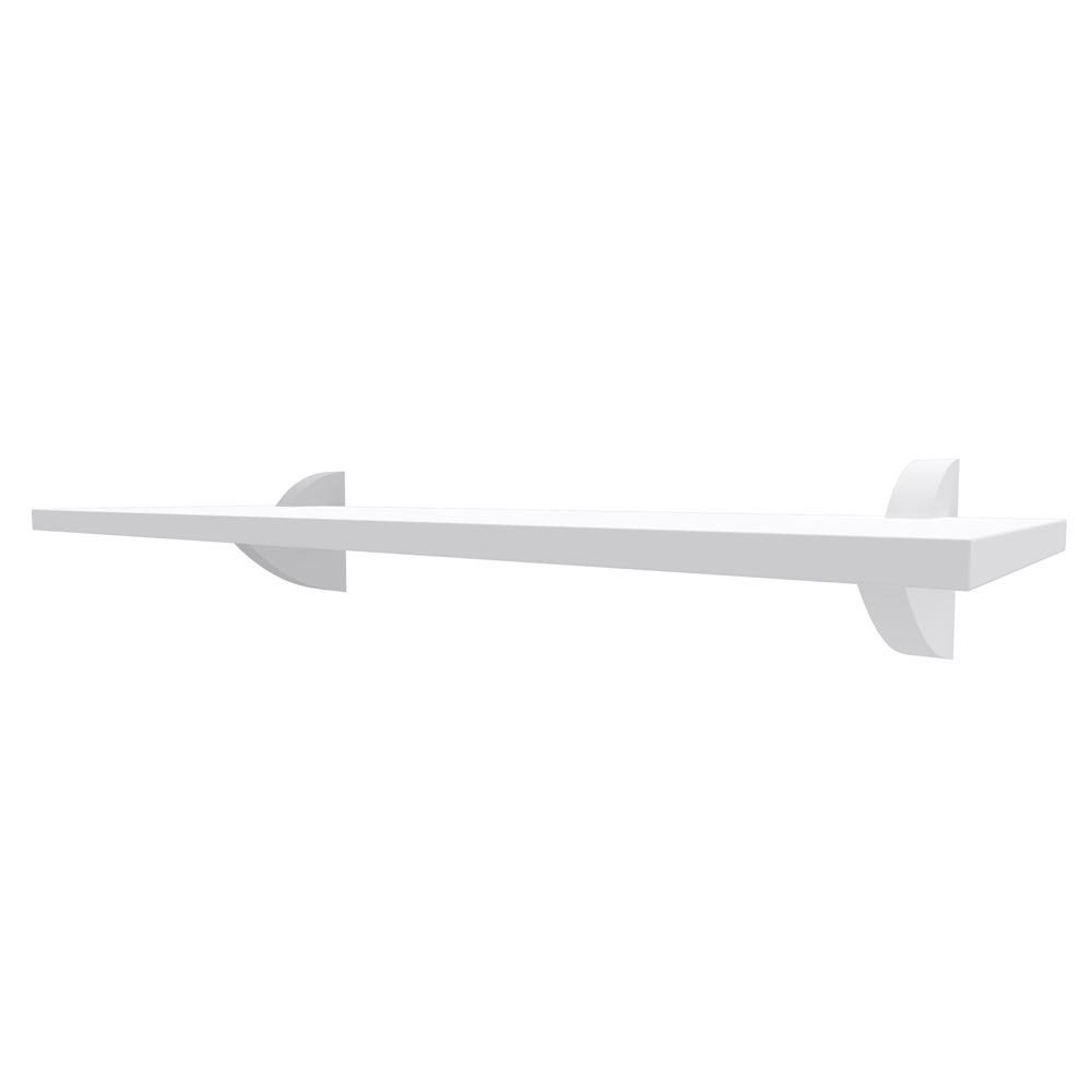 Encontraproduto.com.br - Prateleira MDP com Suporte 20X40cm Multivisão Tucano Branca