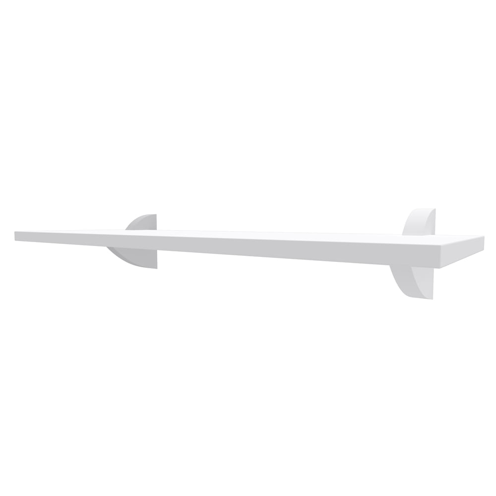 Encontraproduto.com.br - Prateleira MDP com Suporte 20X40cm Multivisão Tucano Branca
