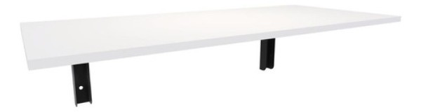 Encontraproduto.com.br - Mesa Dobrável Multivisão com Suporte Preta 100x50cm