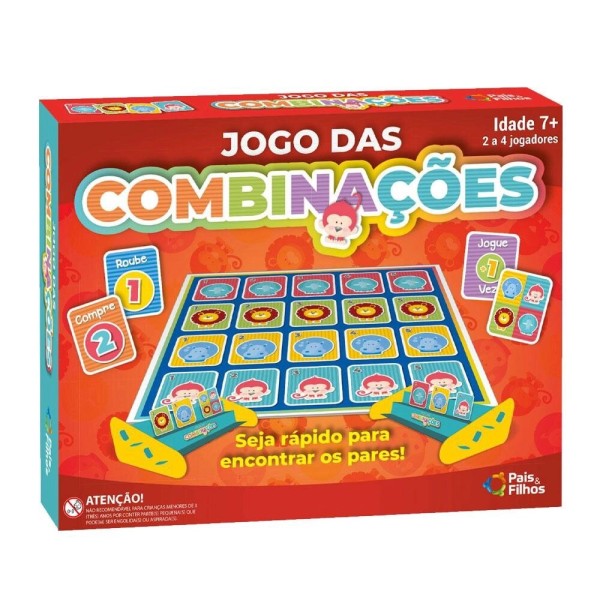 Encontraproduto.com.br - Jogo das Combinações 0988 Pais e Filhos
