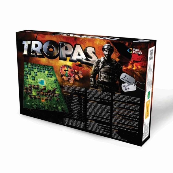 JOGO DE TABULEIRO TROPAS TOP LINE