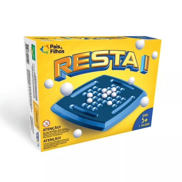 Encontraproduto.com.br - Jogo Resta 1 Tabuleiro Pais e Filhos 2178
