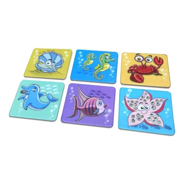 Encontraproduto.com.br - Jogo da Memória Fundo do Mar Pais e Filhos