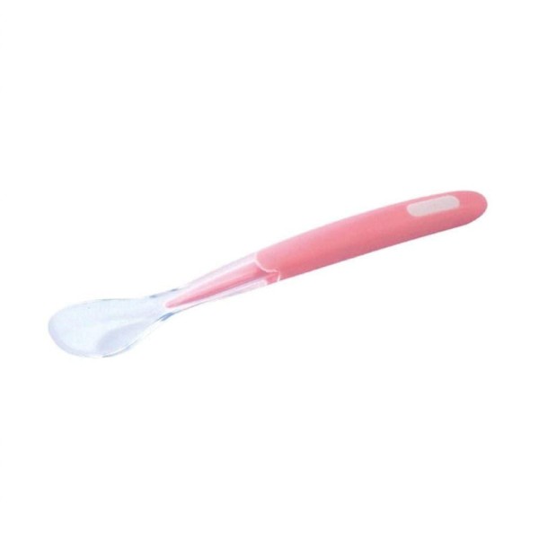 Encontraproduto.com.br - Colher Com Ponta De Silicone E Cabo Anatômico Para Bebê