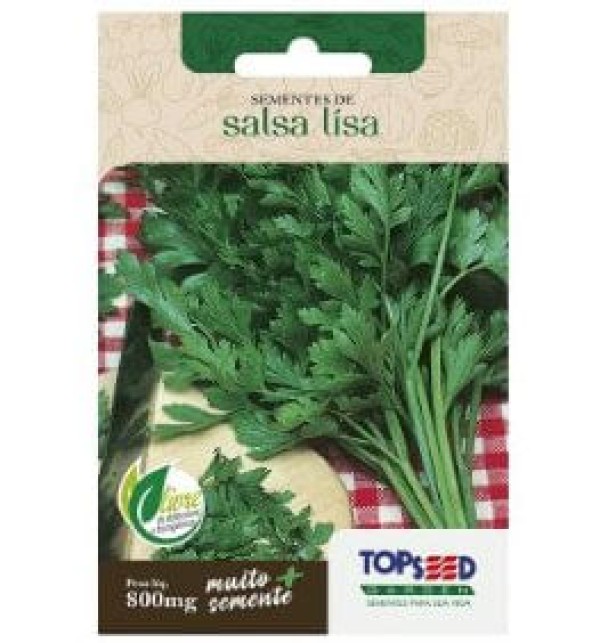 Encontraproduto.com.br - Sementes de Salsa Lisa Tradicional Topseed Garden