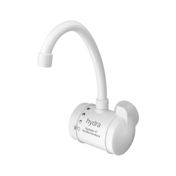 Encontraproduto.com.br - Torneira Elétrica Hydralar de Parede Branca 220V 5500W Hydra Corona
