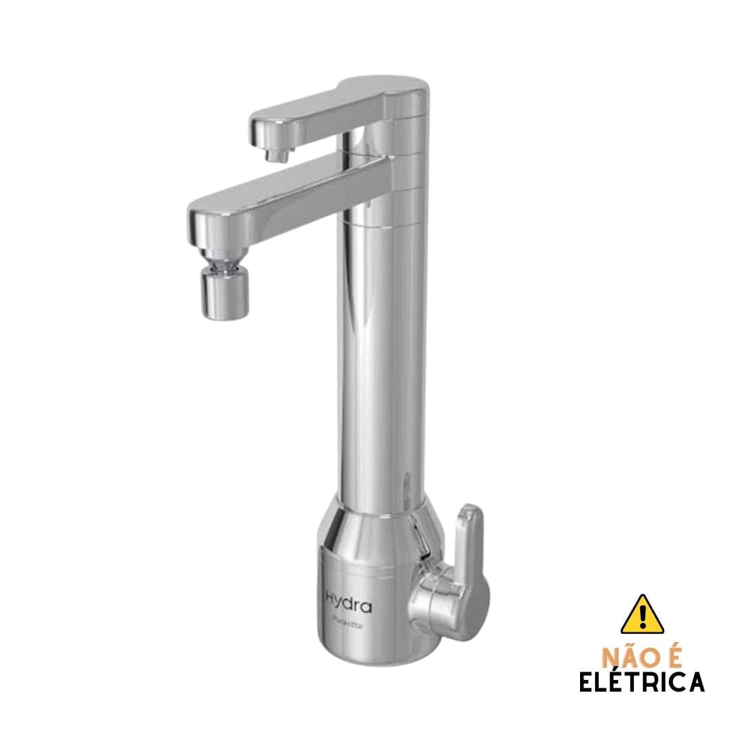 Encontraproduto.com.br - Torneira Puravitta Bancada Fria Filtro Metalizada Hydra