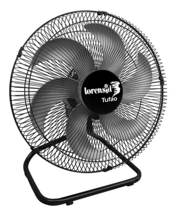 Ventilador de Mesa Turbo Tufão 50Cm Loren Sid Preto Bivolt