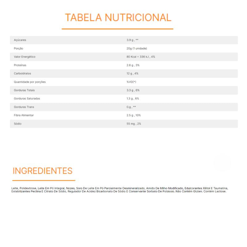 Encontraproduto.com.br - Doce de Leite Flormel Zero Açúcar Leite Com Nozes 20g