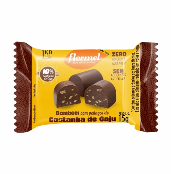 Encontraproduto.com.br - Barra Flormel Com Castanha de Caju zero 15g