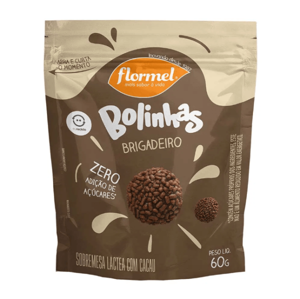 Bombom Flormel Brigadeiro 60G - Flormel