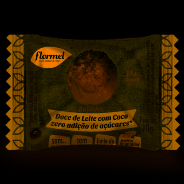 Encontraproduto.com.br - Bolinha Flormel Zero Açúcar Doce De Leite 10g