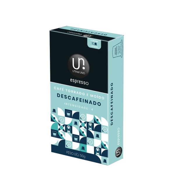 Encontraproduto.com.br - Utam Uno Espresso Descafeinado 10 cápsulas - Compatíveis Nespresso®*