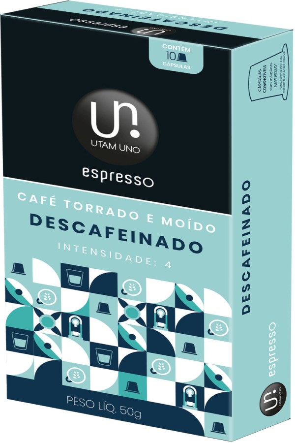 Encontraproduto.com.br - Utam Uno Espresso Descafeinado 10 cápsulas - Compatíveis Nespresso®*
