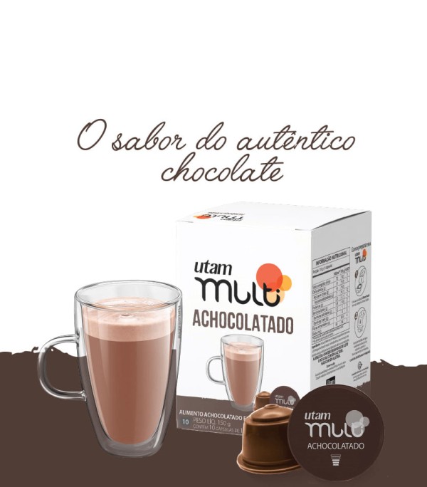 Encontraproduto.com.br - Achocolatado Utam Multi 10 cápsulas - Compatíveis Dolce Gusto®*