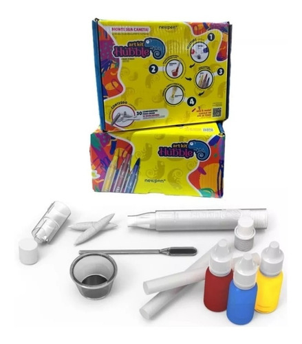 ART KIT HUBBLE BRUSH - FÁBRICA DE CANETAS - 20 TONS - NEWPEN