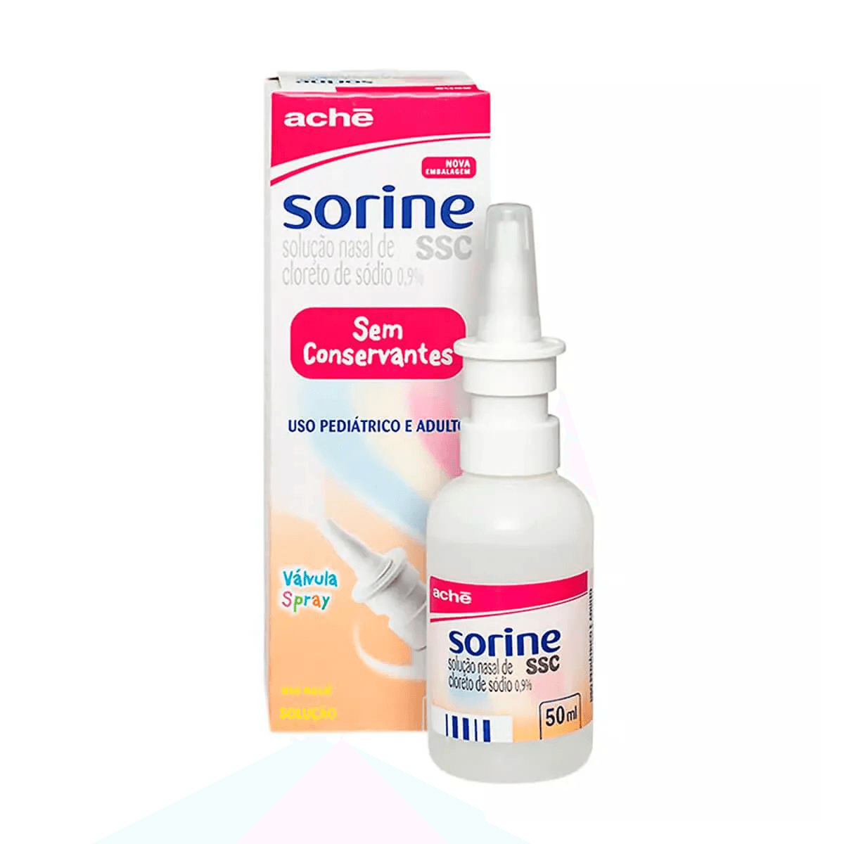 Sorine Ssc Solução Nasal 9mg Spray 50ml