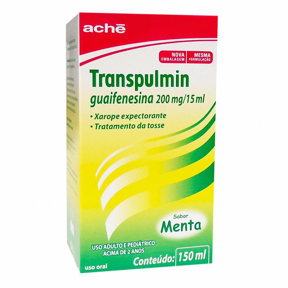 Encontraproduto.com.br - Transpulmin Xarope Adulto 200mg/15ml Sabor Menta - Frasco com 150mL