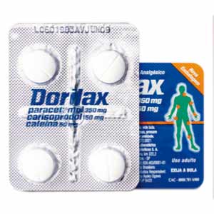 Dorilax Envelope Com 4 Comprimidos