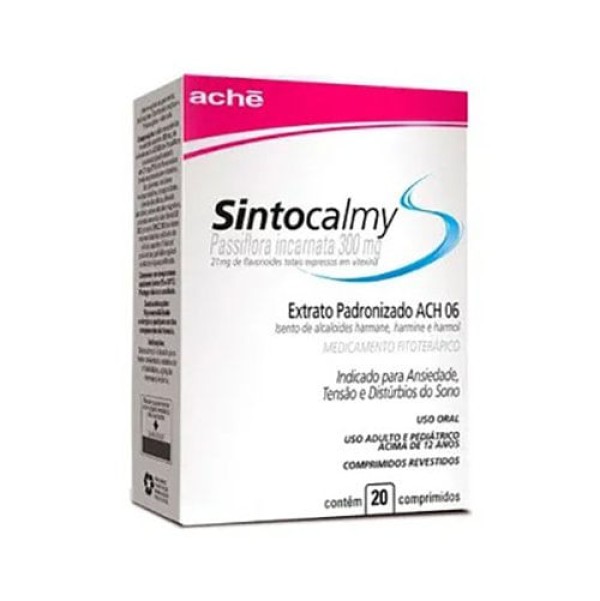 Encontraproduto.com.br - Sintocalmy 300mg Com 20 Comprimidos